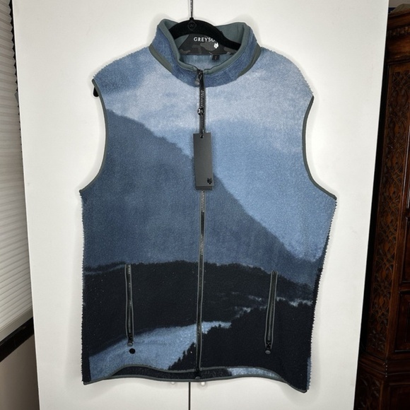 Greyson Other - Greyson River Runs Through It Mississauga Fleece Full Zip Vest Mens Large Golf